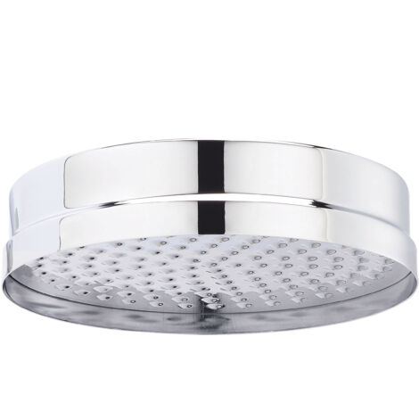 Traditional Apron Fixed Shower Head, 200mm - Chrome