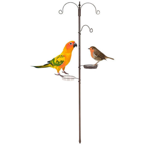 Traditional Bird Feeding Station Kit With Metal Mesh Feeder