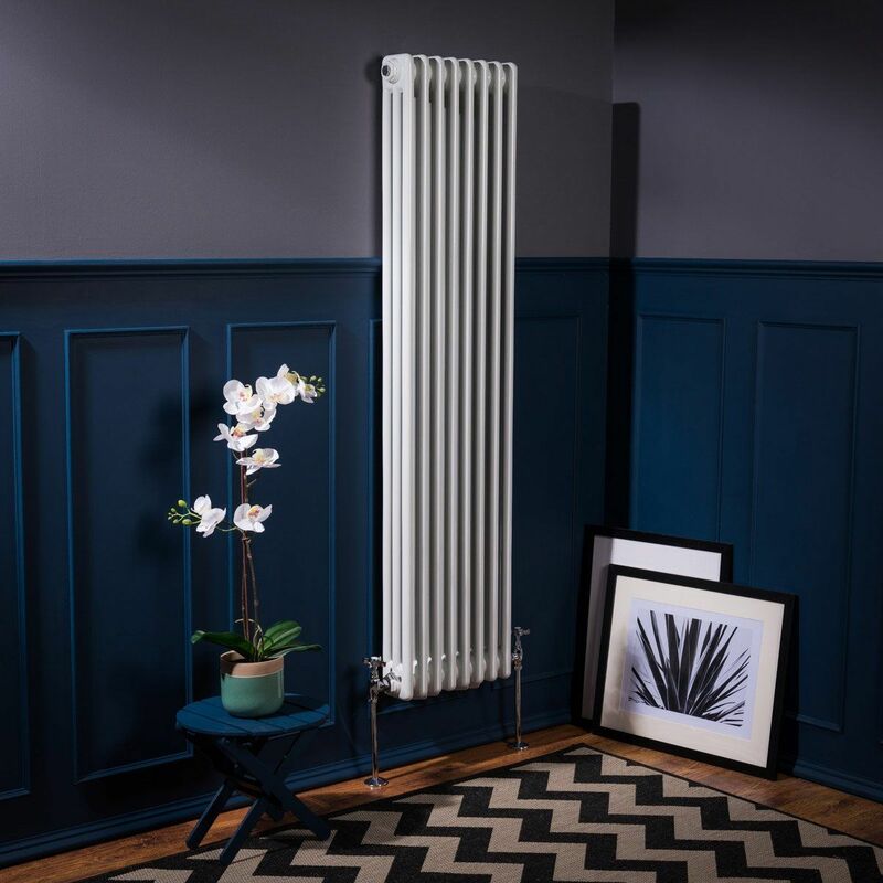 Image of Warmehaus - Traditional Radiator White Triple&hellip;