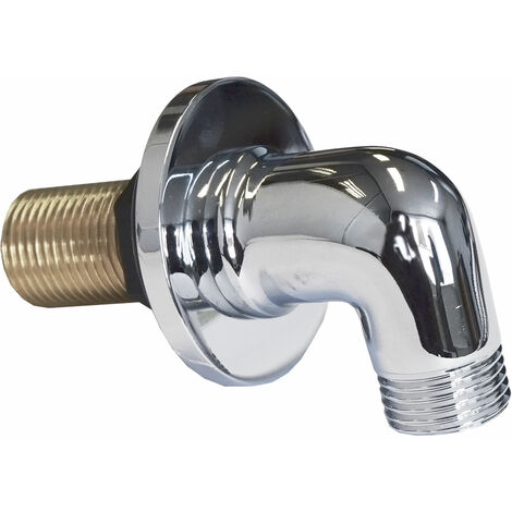 Traditional Chrome Plated Brass Shower Outlet Elbow