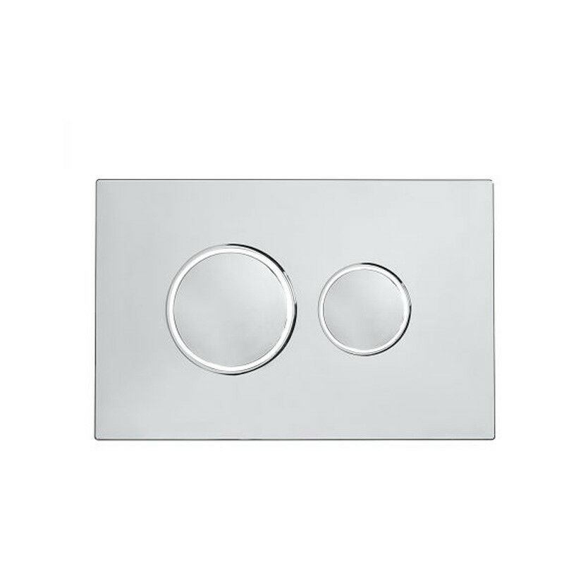 Image of Roper Rhodes - Traditional Dual Flush Plate Button Chrome For TR9001 TR9002 TR9009