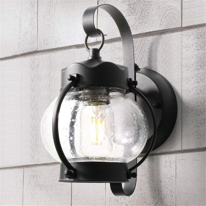 Image of Traditional Outdoor Wall Light Waterproof Glass&hellip;