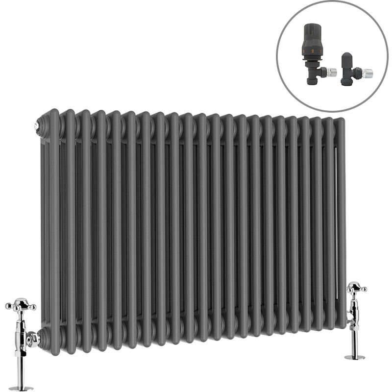 Image of Traditional Radiator Anthracite Cast Iron Style&hellip;