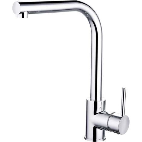 Traditional Single Lever Kitchen Mixer Tap, Chrome