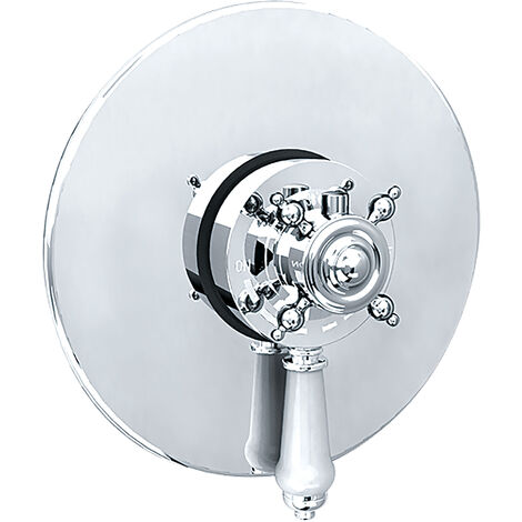 Traditional Thermostatic Concealed Shower Valve with Lever and Knob