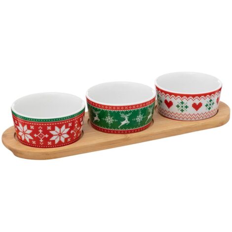 Traditionelles 3-teiliges Aperitif-Set aus Bambus - Feeric lights & christmas