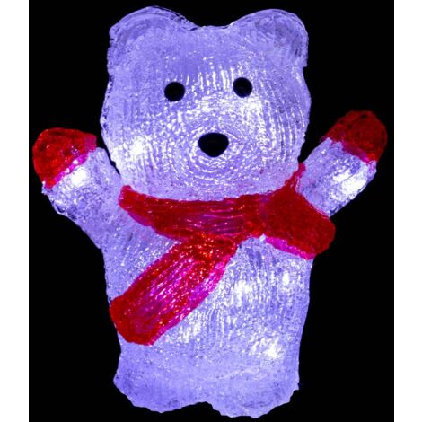 Tradizione luminosa a 16 LED in acrilico in confezione pallet coordinata - Orsetto - Feeric lights & christmas
