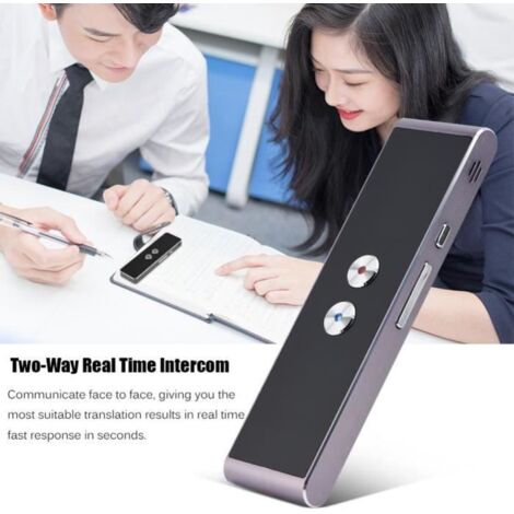 Traducteur Intelligent Voix Vocal Multilingue En Temps Réel Bidirectionnel Bluetooth