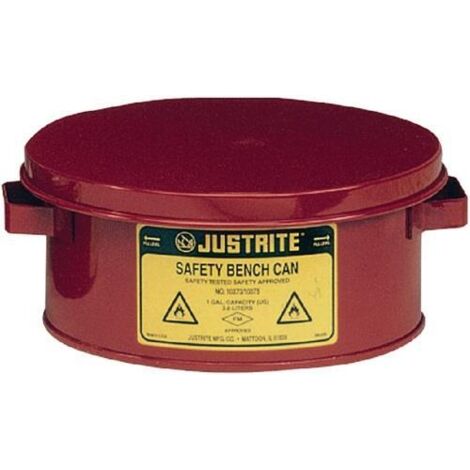 Tränkbehälter 4,0l Stahlbl.D238xH114mm JUSTRITE