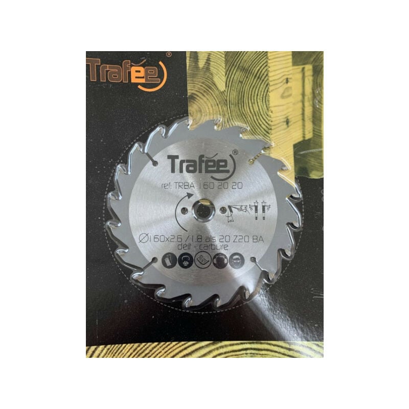 Luxoutils - Trafée : Lame carbure 160 z=20 al: 20 mm