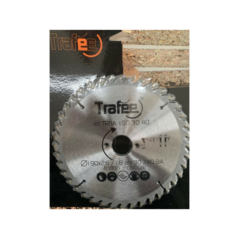 Luxoutils - Trafée : Lame carbure 190 z=40 al: 30 mm