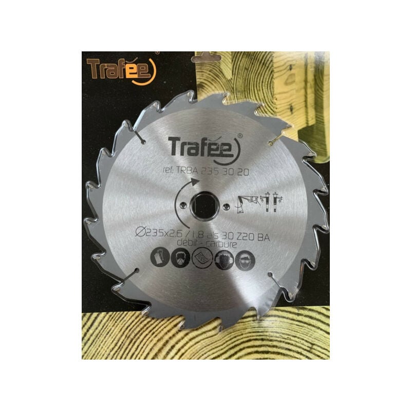 Luxoutils - Trafée : Lame carbure 235 z=20 al: 30 mm