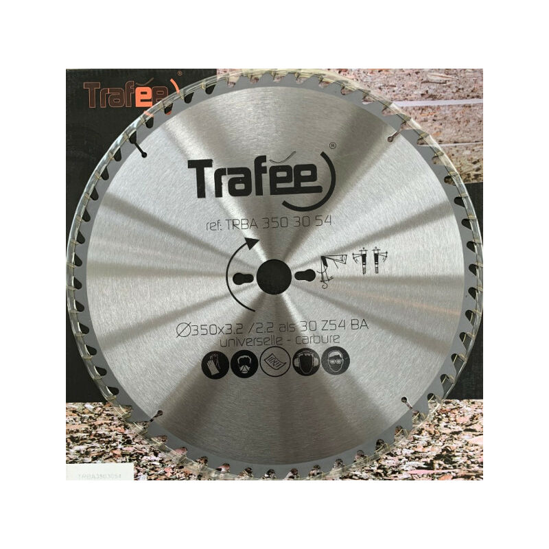 Luxoutils - Trafée : Lame carbure 350 z=54 denture alternée