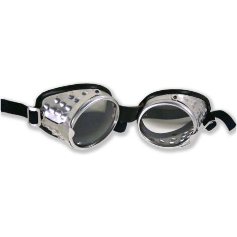 Trafimet LF-0410055 Adler-T Occhiale da Saldatura in Alluminio Protezione Professionale colore Bianco