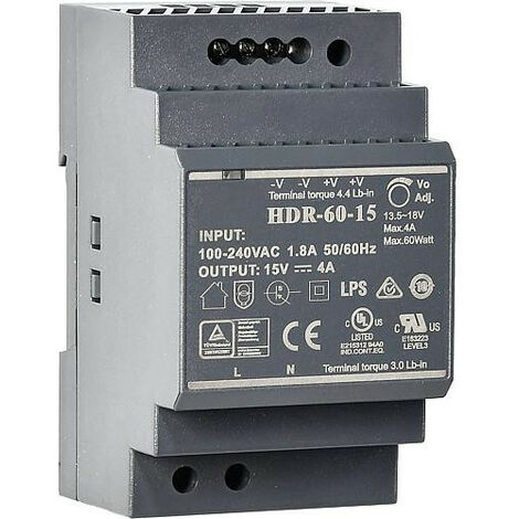 Trafo profilé-support, A4. convient pour interphone VT38 jusqu'a 4 stations int