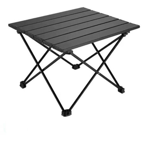 Tragbar Klapptisch, Aluminium Campingtisch Ultra Leichte mit Tasche, Leicht zu Tragen, Klappbar Tisch Präfekt für Camping Picknick Kochen Garten Wandern Reisen