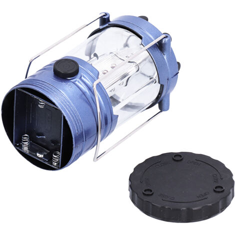 Tragbare 12-LED-Campinglaterne mit Griff, Zeltlampe für Wandern und Survival