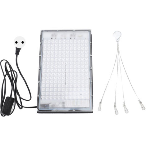 Tragbare 45-Watt-Bräunungslampe mit 192 LEDs, Schalter und EU-Stecker für Gesicht und Körper zu Hause (100-240 V)