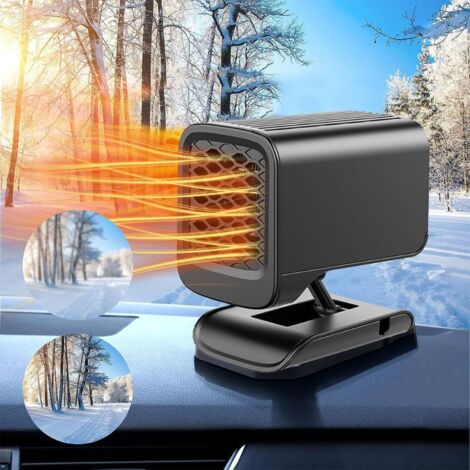Tragbare Autoheizung 12V 150W, Mit 360°-Drehhalterung, Entfrostung, Beschlagentfernung
