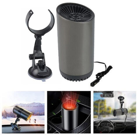 Tragbare Autoheizung Auto-Entfroster Schnelle Heiz- und Kühlgebläse Mini-Auto-Windschutzscheibenlüfter 150 W 12 V Windschutzscheibe Enteiser Auto-Defogger