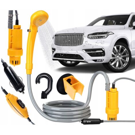 Tragbare Dusche 12V Campingdusche Outdoor Camping Duschpumpe Auto Gartendusche