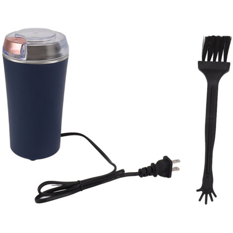 Tragbare elektrische Kaffeemühle für Bohnen, Gewürze und Nüsse – ABS/PC – 110-V-US-Stecker