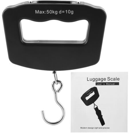Tragbare elektronische Gepäckwaage, praktische Kofferwaage 50 kg/10 kg