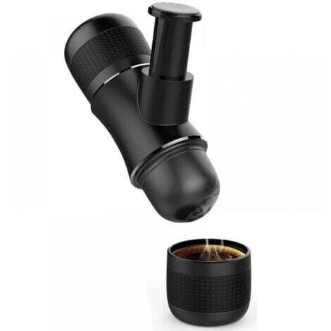 Tragbare Espressomaschine, Reisekaffeemaschine, Auto-Camping, dynamische integrierte Outdoor-Kaffeemaschine, handgepresste Kaffeetasse