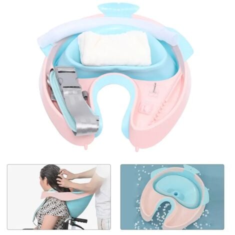 Tragbare Faltbares Haarwaschschüssel, Haarwaschbecken für Schwangere,  Bettlägerige und Behinderte, Senioren. Mobile Salon (mit Drainagerohr)