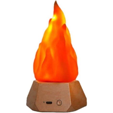 Tragbare Flammensimulationslampe für Weihnachten, Geburtstage, Restaurants, USB-betrieben, als Festtagsdekoration