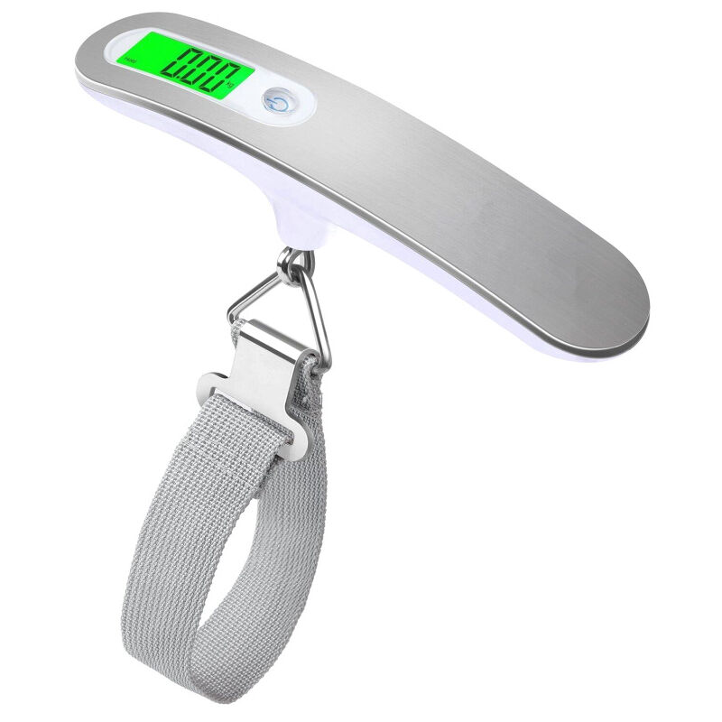 Image of ZVD - Tragbare Gepäckwaage, elektronische Gepäckwaage, max. 50 kg/110 lb, Tara-Funktion