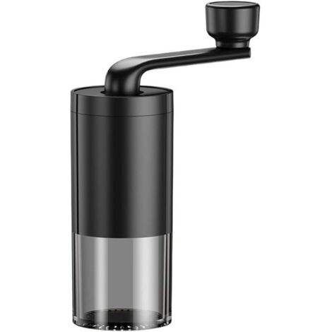 Tragbare Kaffeemühle für Kaffeebohnen und Gewürze, kompakt und leicht (schwarz)