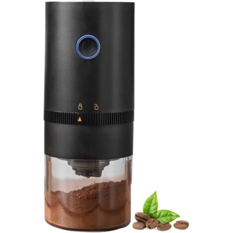 Tragbare Kaffeemühle, schwarz