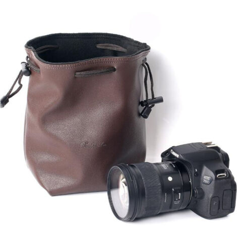 Tragbare Kameraobjektivtasche, Schutzhülle, passend für DSLR-Kameras mit 11 cm Höhe