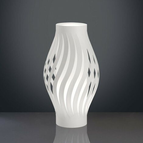 Tragbare Lampe aus Polilux mit integrierter HELIOS White LED Durchmesser 22x h40 cm