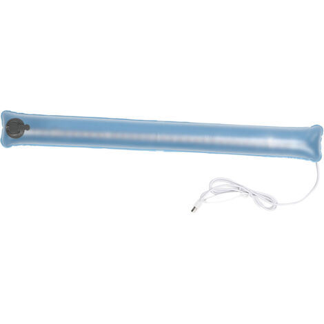 Tragbare LED-Campinglampe, aufblasbare magnetische USB-Laterne, Zeltröhrenleuchte 1200 lm Blau
