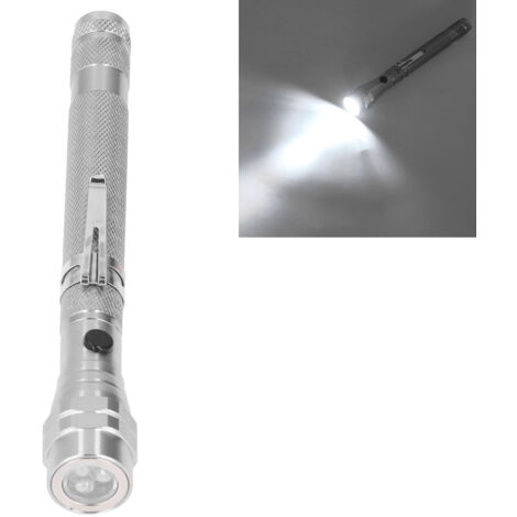 [Tragbare LED-Magnetklemme] + Rotorama + FlexiPick Pro + [360° drehbares, ausziehbares Aluminium]