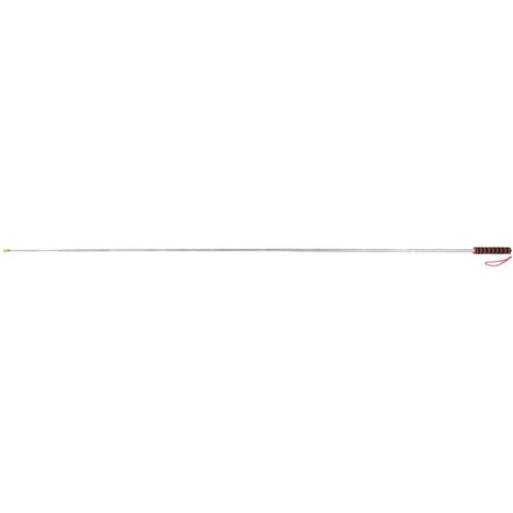 Tragbare Lehrer- und Führungsstange – 2 m/2,5 m lange Teleskopstange aus Edelstahl, schwarz und orange, mit Ringen