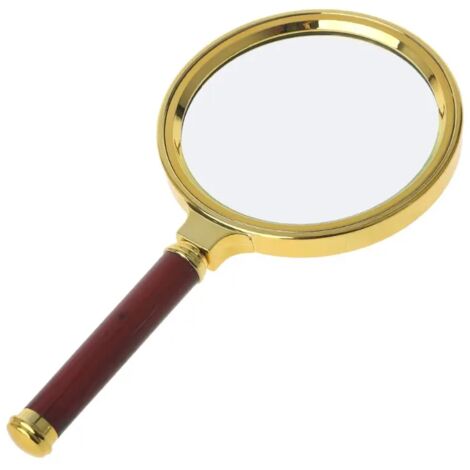 Tragbare Lupe, 90 mm, 10-fache Vergrößerung, zum Lesen und für Schmuck, 1 Stück