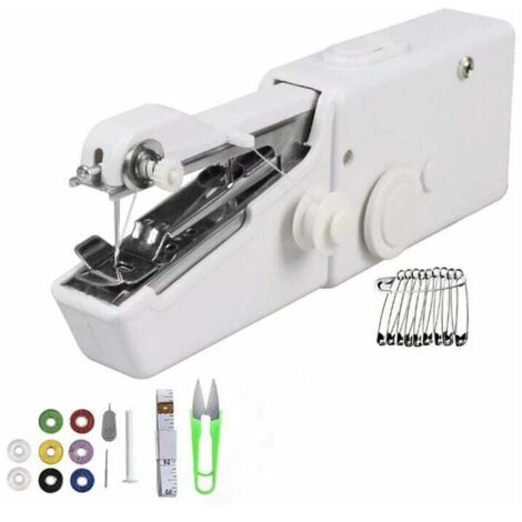 Tragbare Mini-Handnähmaschine, elektrische Nähmaschinen für Anfänger, einfaches Ausbessern, einfach zu bedienen, Magic Couture