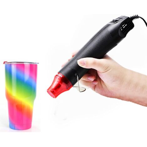 Tragbare Mini-Heißluftpistole mit 300 Watt zum Prägen und Trocknen, ein Werkzeug für Kunsthandwerk.