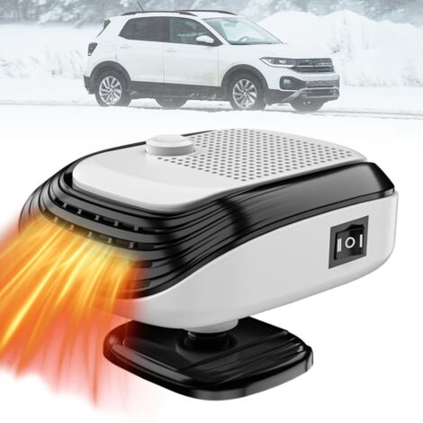 Tragbare Multifunktions-Autoheizung, Auto Heizung 12V 150W mit 360 Drehung, Autoentfroster Frostschutz Schneeräumung Auto Enteiser, Windschutzscheiben Defroster für Auto LKW SUV