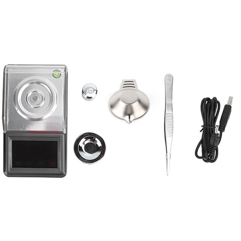 Image of Tragbare Taschenwaage 0,001 g, hochpräzise digitale elektronische Waage, Schmuckwaage