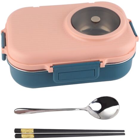 Tragbare, USB-beheizbare Lunchbox, leicht zu reinigen, aus Oxford-Gewebe, für Büro, Reisen und Fitnessstudio