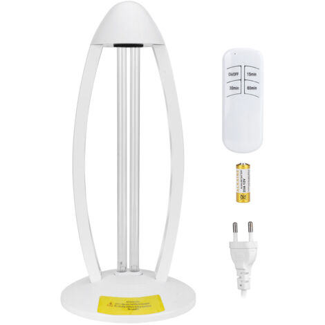 Tragbare UV-Ozon-Sterilisationslampe für Zuhause, Büro, Hotel – 220-V-Eurostecker