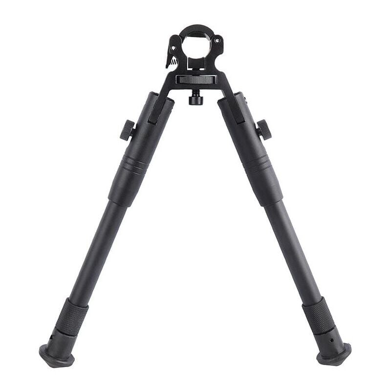 Image of Tragbare, verstellbare 8'' bis 10'' Höhe, einziehbare Klemme auf Zweibeinhalterung, neu