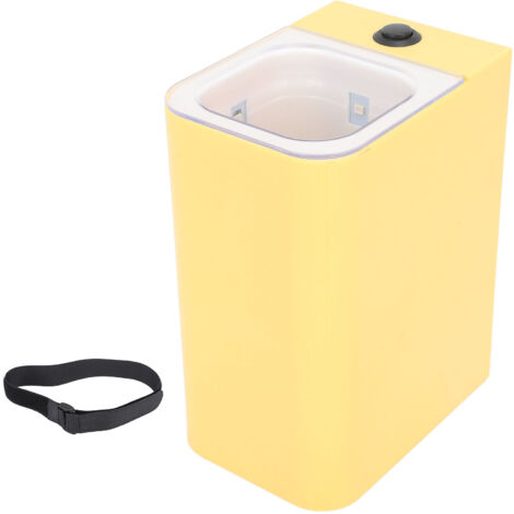 Tragbare, wasserdichte ABS-UV-LED-Köderlampe, Fülllicht für das Nachtangeln, Outdoor-Angelgerät, gelb.