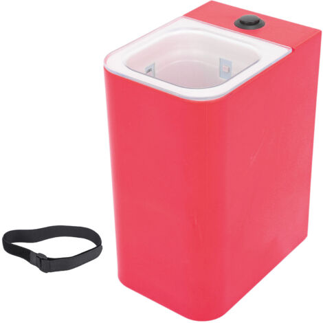 Tragbare, wasserdichte ABS-UV-LED-Köderlampe für Nachtangeln, Pink