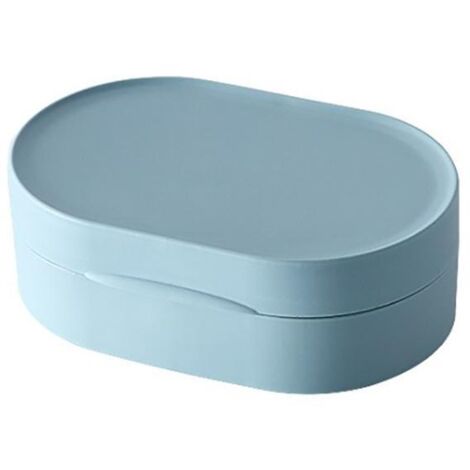 Tragbare, wasserdichte Seifenbox mit Deckel für Reisen, Dusche und Camping