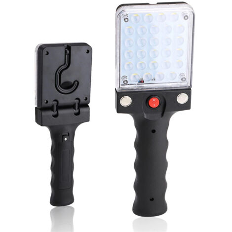 Tragbare, wiederaufladbare LED-Arbeitsleuchte mit Magnet für Autoreparaturen, Camping und Notfälle